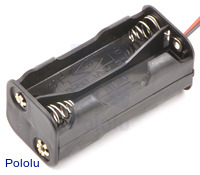 4-AAA Battery Holder, Back-to-Back