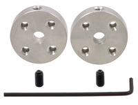 Pololu Universal Aluminum Mounting Hub for 4mm Shaft Pair, 4-40 Holes