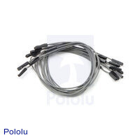 Premium Jumper Wire 10-Pack F-F 12" Gray