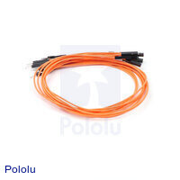 Premium Jumper Wire 10-Pack M-F 12" Orange