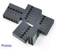 0.1" (2.54mm) Crimp Connector Housing: 2x6-Pin 5-Pack