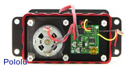Removing the end cap of the Torxis servo reveals a Pololu Jrk 21v3.