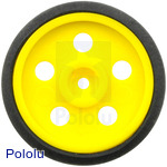 Solarbotics GM10 1" Wheel Yellow