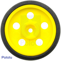 Solarbotics GM10 1" Wheel Yellow