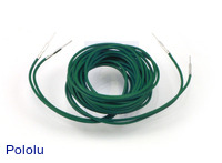 Wires with Pre-crimped Terminals 2-Pack M-M 60" Green