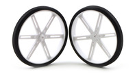 Pololu Wheel 90x10mm Pair - White