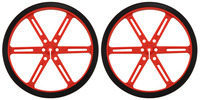 Pololu Wheel 90x10mm Pair - Red