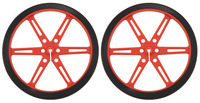 Pololu Wheel 80x10mm Pair - Red