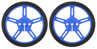 Pololu Wheel 60x8mm Pair - Blue