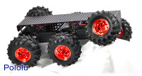 Dagu Wild Thumper 6WD All-Terrain Chassis, Black, 75:1