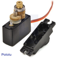Power HD mini servo HD-1711MG with top of case removed.