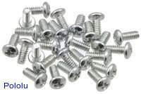 Machine Screw: #4-40, 1/4" Length, Phillips (25-pack)