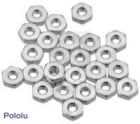 Machine Hex Nut: #4-40 (25-pack)
