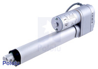 Concentric LACT6P-12V-20 Linear Actuator with Feedback: 6" Stroke, 12V, 0.5"/s