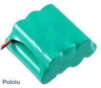 Rechargeable NiMH Battery Pack: 8.4 V, 2200 mAh, 4+3 AA Cells, JR Connector