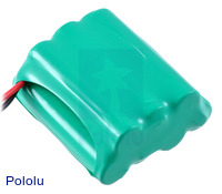 Rechargeable NiMH Battery Pack: 8.4 V, 900 mAh, 4+3 AAA Cells, JR Connector
