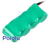 Rechargeable NiMH Battery Pack: 4.8 V, 200 mAh, 4x1 1/3-AAA Cells, JR Connector