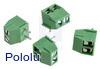 Screw Terminal Block: 2-Pin, 3.5 mm Pitch, Top Entry (4-Pack)