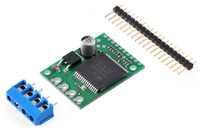 VNH5019 motor driver carrier with included hardware.