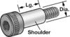 Shoulder Bolt with Flat Washer and Hex Nut