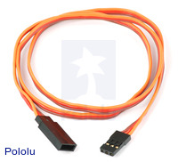 Servo Extension Cable 24" Male - Female