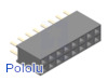 0.100" (2.54 mm) Female Header: 2x8-Pin, Straight