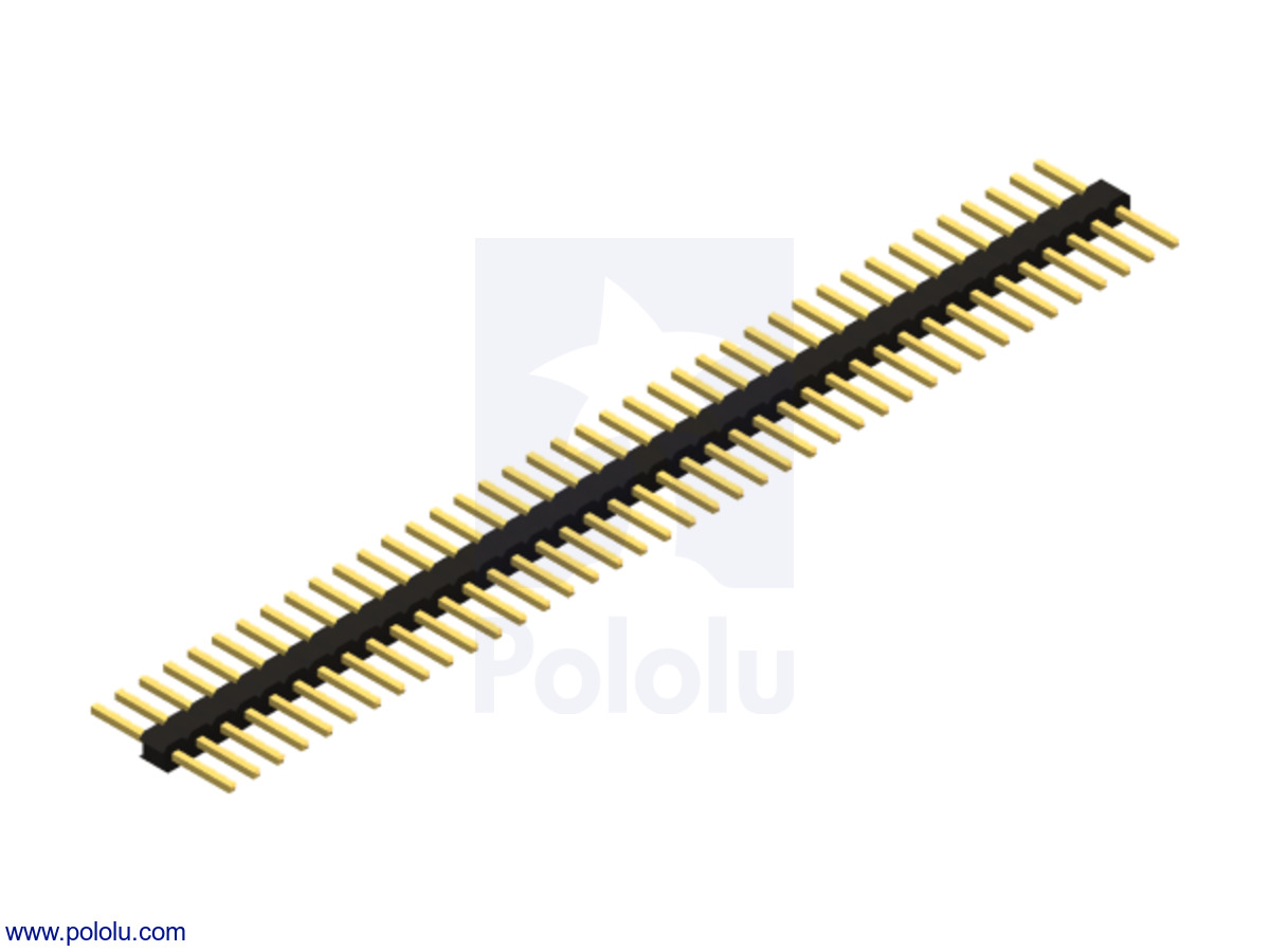 Pin Header Strip 1.27/2.0/2.54mm 4-50pin Single/Double Straight Male/Female L2KS 