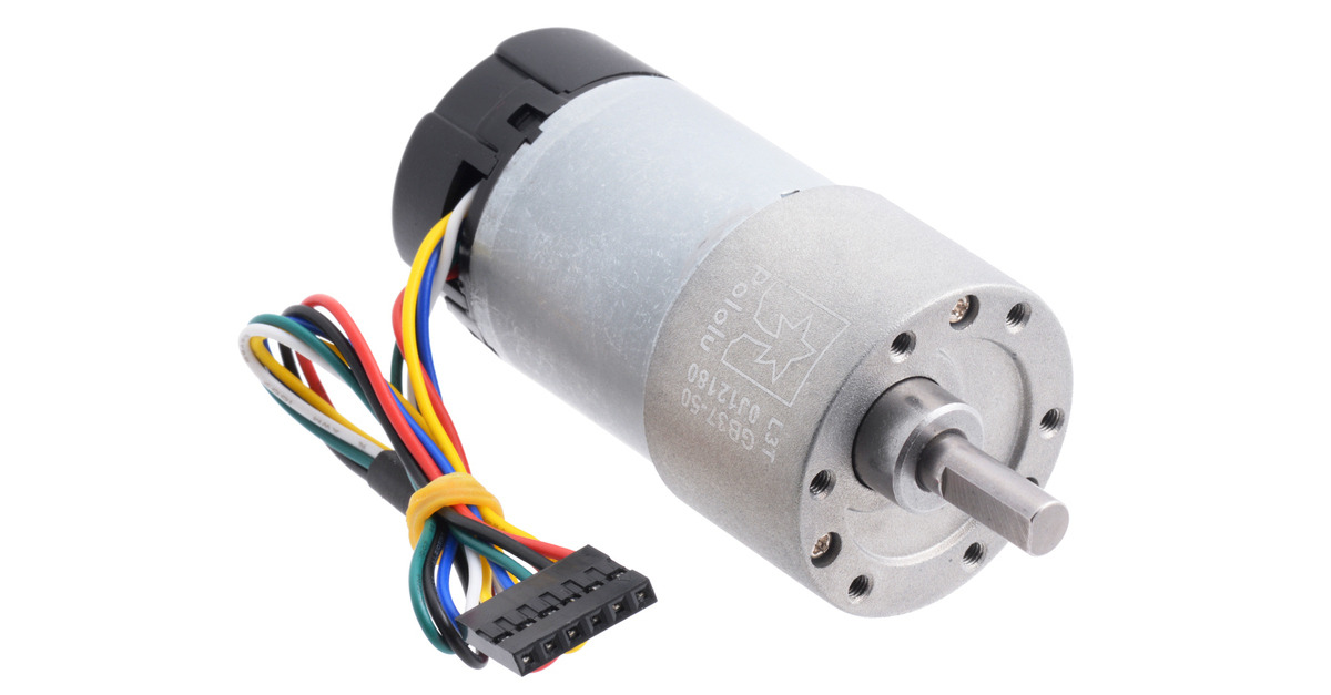 Pololu - 50:1 Metal Gearmotor 37Dx70L mm 12V with 64 CPR