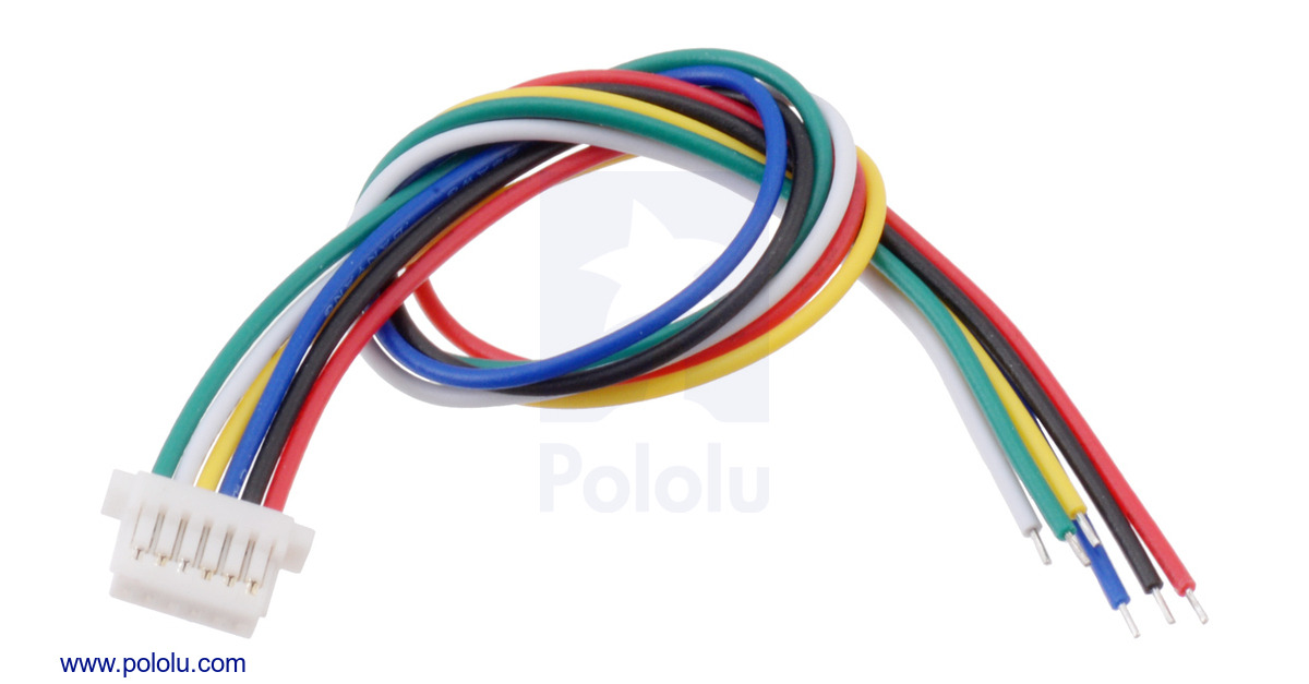 Pololu - JST SH-Style Cable for Micro Metal Gearmotor Encoders, 6