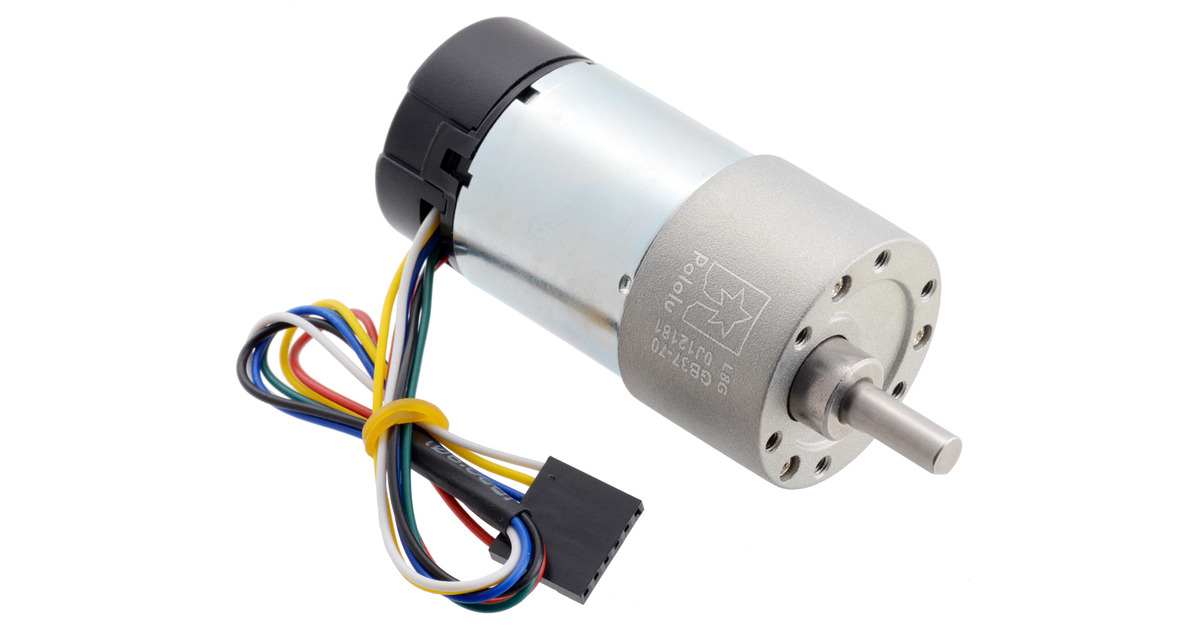 Pololu - 70:1 Metal Gearmotor 37Dx70L mm 24V with 64 CPR