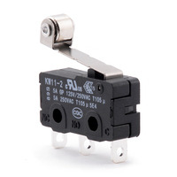 Snap-Action Switch with 16.3mm Roller Lever: 3-Pin, SPDT, 5A
