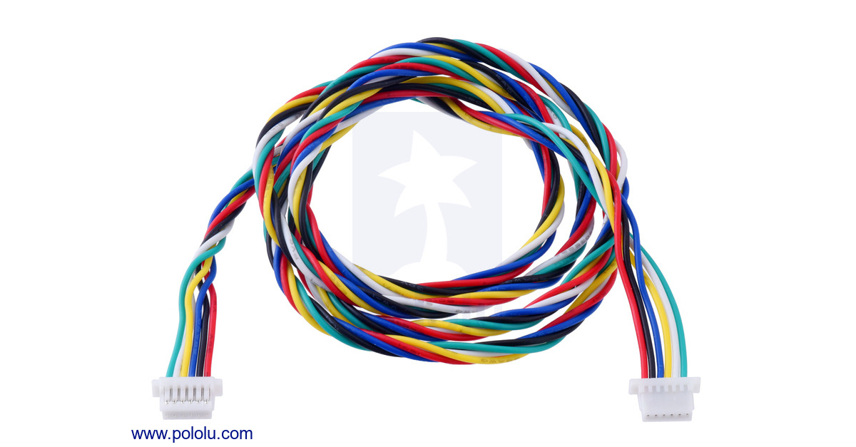 Pololu - JST SH-Style Cable for Micro Metal Gearmotor Encoders, 6