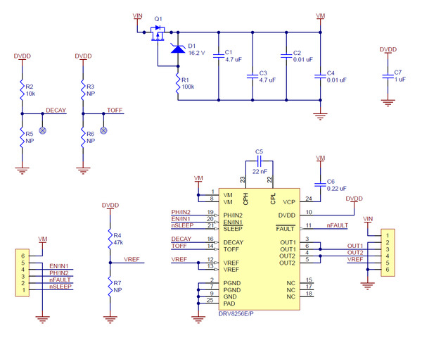 Pololu - DRV8256E Single Brushed DC Motor Driver Carrier