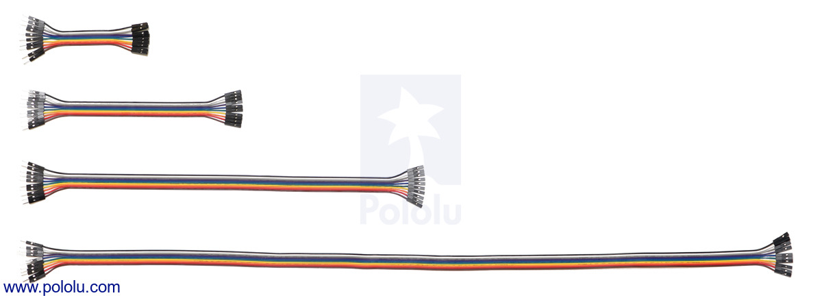 Jumper Wire Ribbon Set  40 Pins Male-to-Male Breadboarding