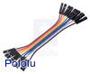 Ribbon Cable Premium Jumper Wires 10-Color F-F 3" (7.5 cm)