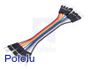 Ribbon Cable Premium Jumper Wires 10-Color M-M 3" (7.5 cm)