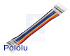 Ribbon Cable with Pre-Crimped Terminals 10-Color M-M 3" (7.5 cm)