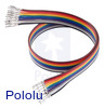 Ribbon Cable with Pre-Crimped Terminals 10-Color F-F 12" (30 cm)