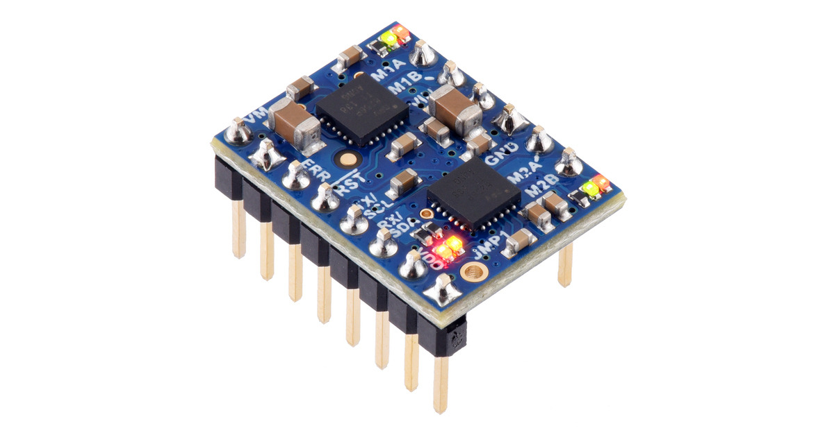 Pololu - Motoron M2T256 Dual I²C Motor Controller (Header