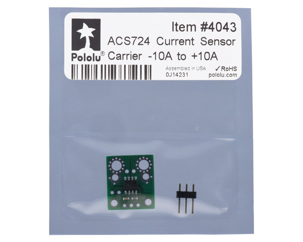 Pololu - ACS724LLCTR-10AB Current Sensor Carrier -10A To +10A