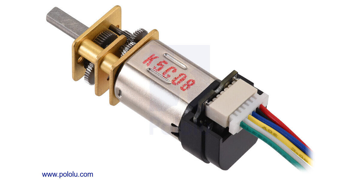 Pololu - New products: Micro Metal Gearmotors with integrated encoders