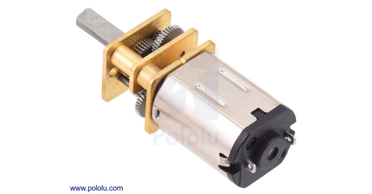Pololu - 298:1 Micro Metal Gearmotor HP 6V