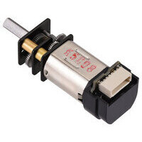 380:1 Micro Metal Gearmotor LP 6V with 12 CPR Encoder, Back Connector
