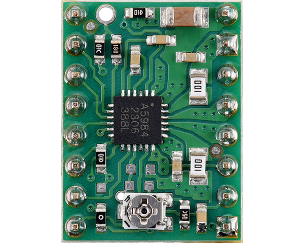 Driver Header Rind A5984 Stepper Motor Driver Carrier, Adjustable Current (Soldered Header ...