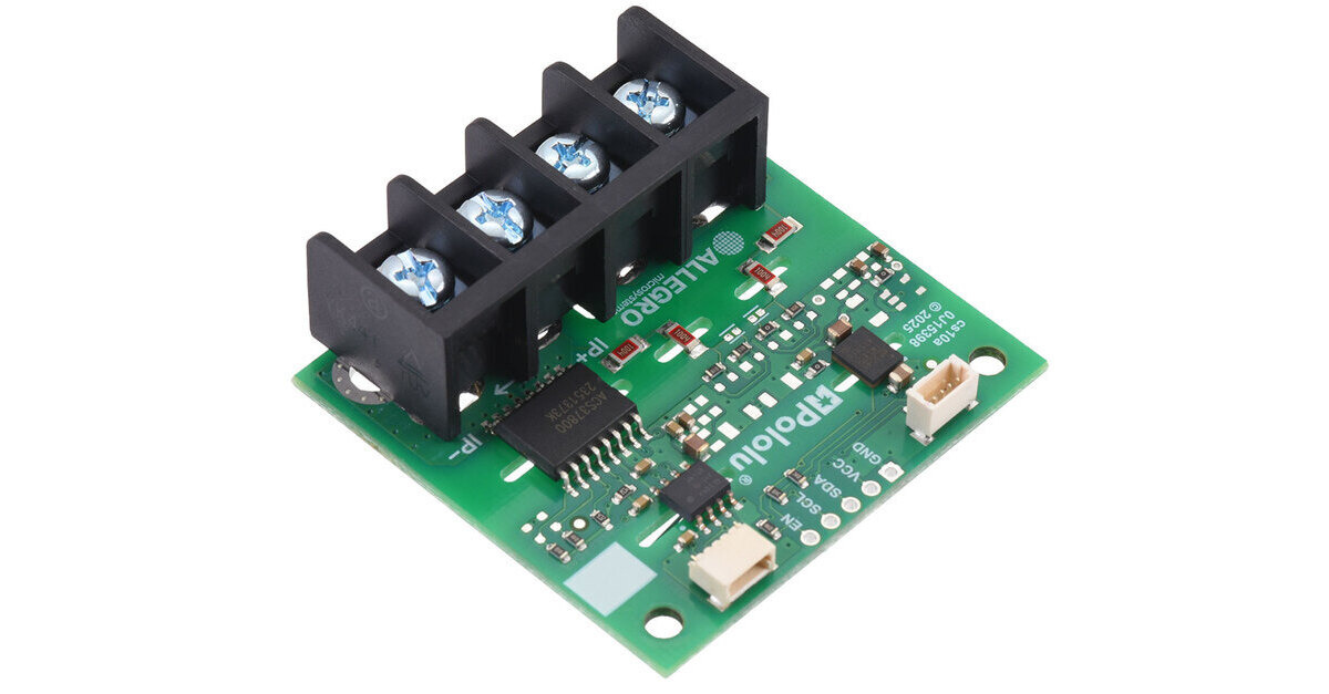 Pololu - ACS37800KMACTR-030B3-I2C Power Monitor Carrier with