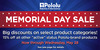 Memorial Day sale going on now!