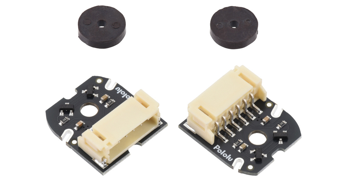 Pololu - Magnetic Encoder Pair Kit with Side-Entry Connector