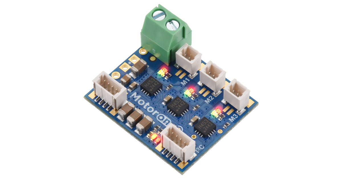 J453 Control Module Pololu - Motoron M3T453 Triple I²C Motor Controller with JST SH-Style ...