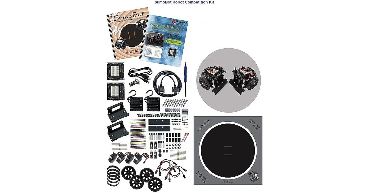 Pololu - Parallax SumoBot Robot Competition Kit - Serial (with USB ...