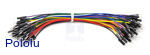 Premium Jumper Wire 50-Piece 10-Color Assortment M-M 6"